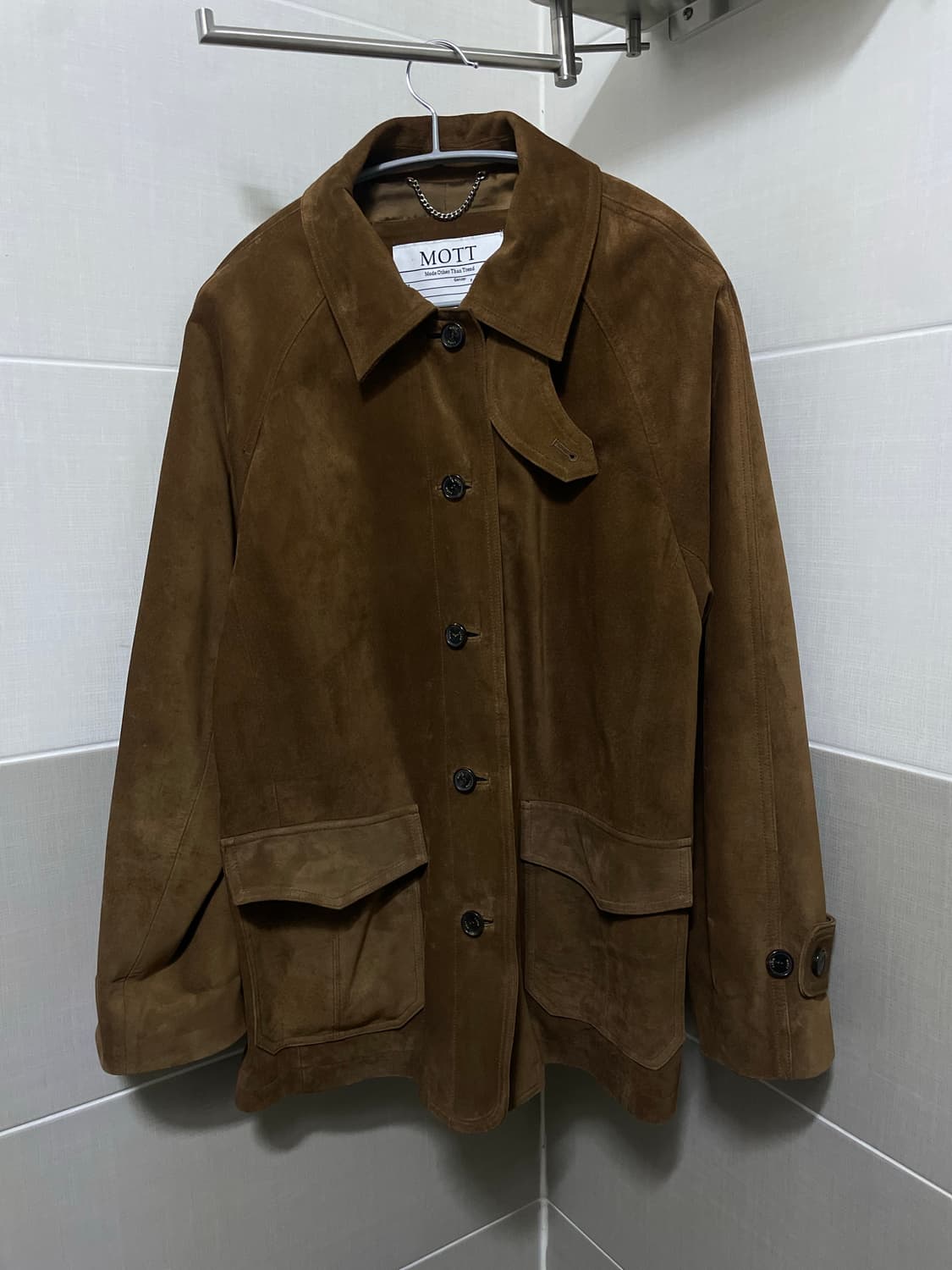 Mott 모트 리얼스웨이드 하프 자켓  상품이미지4