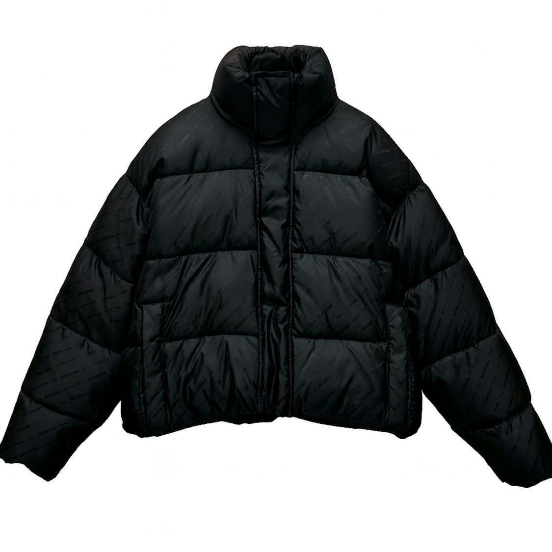 발렌시아가 올오버 BB 로고 패딩 재킷( 여성 크롭 오버핏 ) 상품이미지1