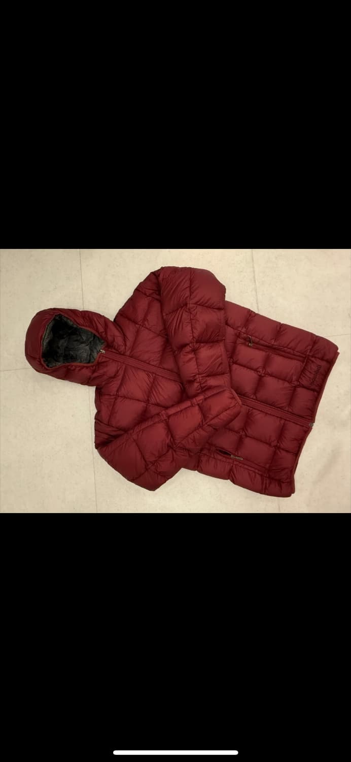 몽벨 리버시블 헝가리구스 800필 다운 L 상품이미지4