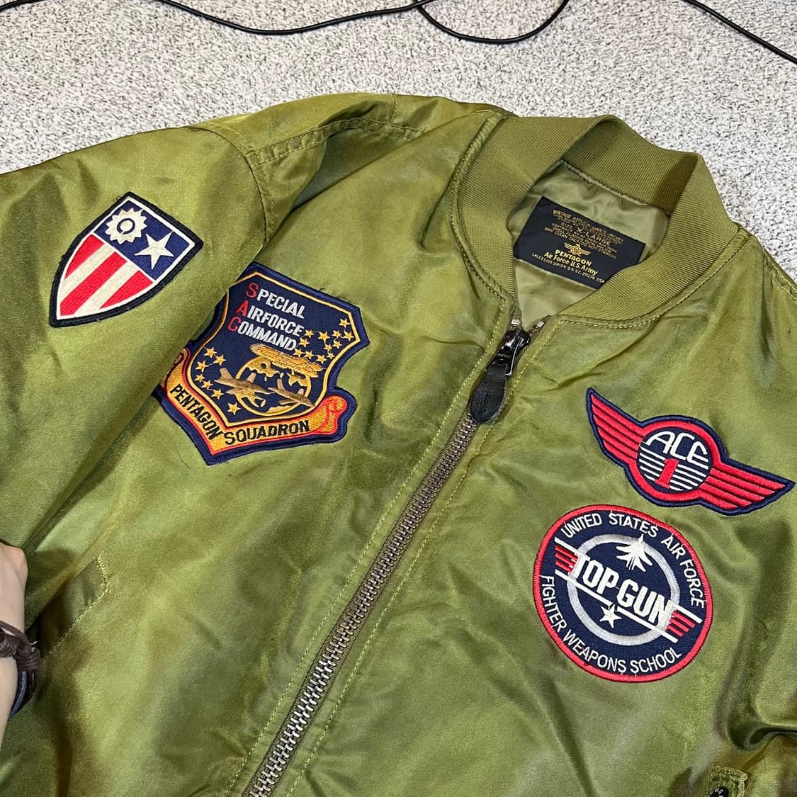 펜타곤 USA MA-1 항공점퍼 상품이미지2