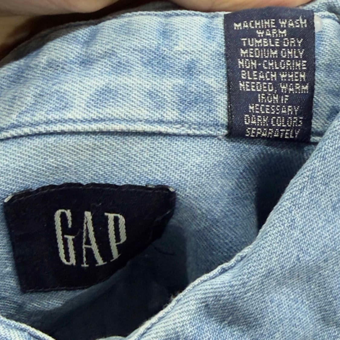 올드 갭 데님 긴팔 셔츠 상품이미지5