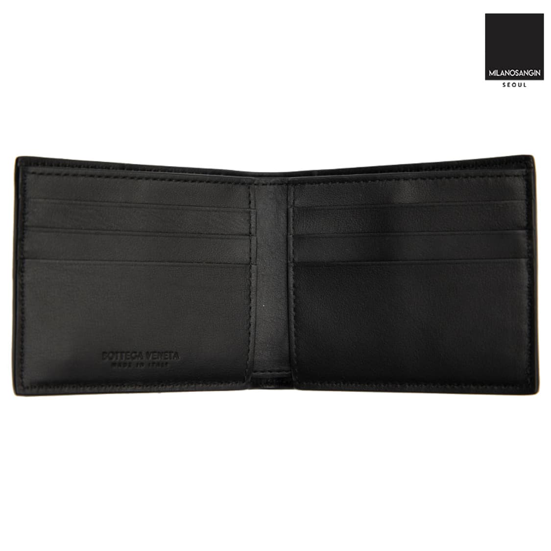 21SS 보테가베네타 인트레치아토 블랙 반지갑 상품이미지3