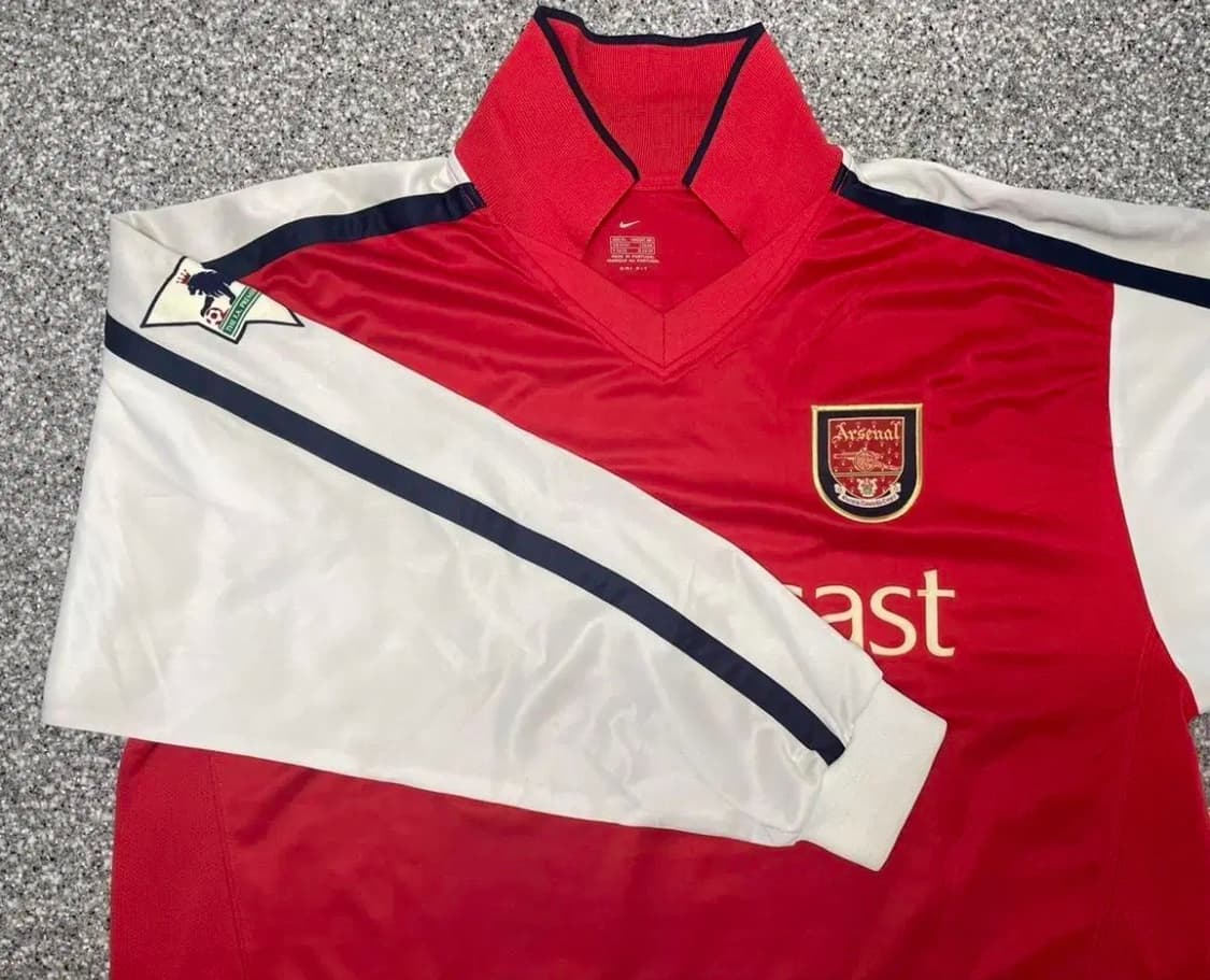 아스날 00/02 홈 유니폼 긴팔 XL 상품이미지2