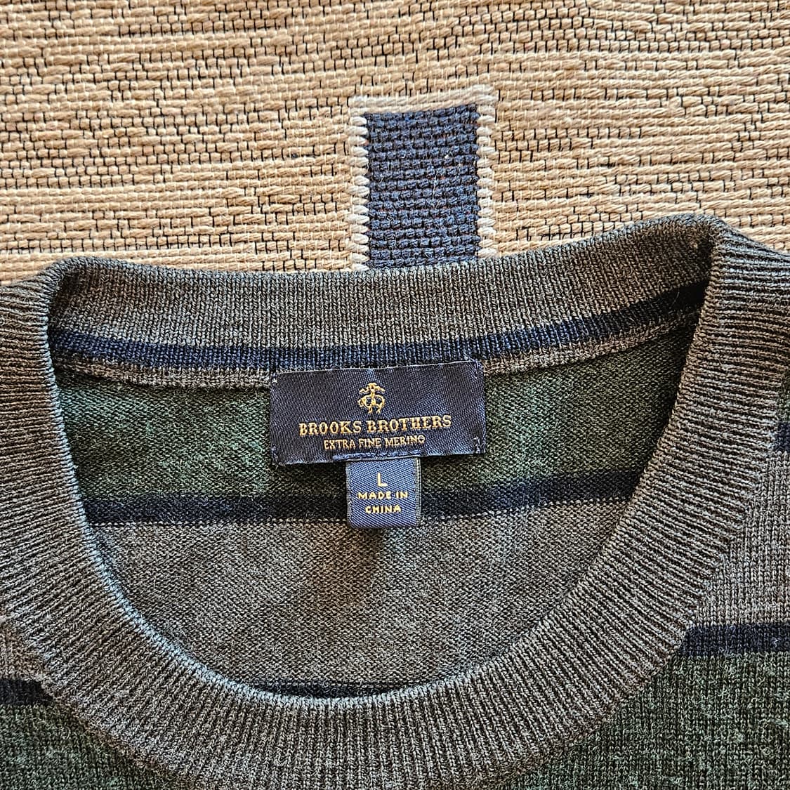 브룩스브라더스 울 스트라이프 니트 상품이미지2
