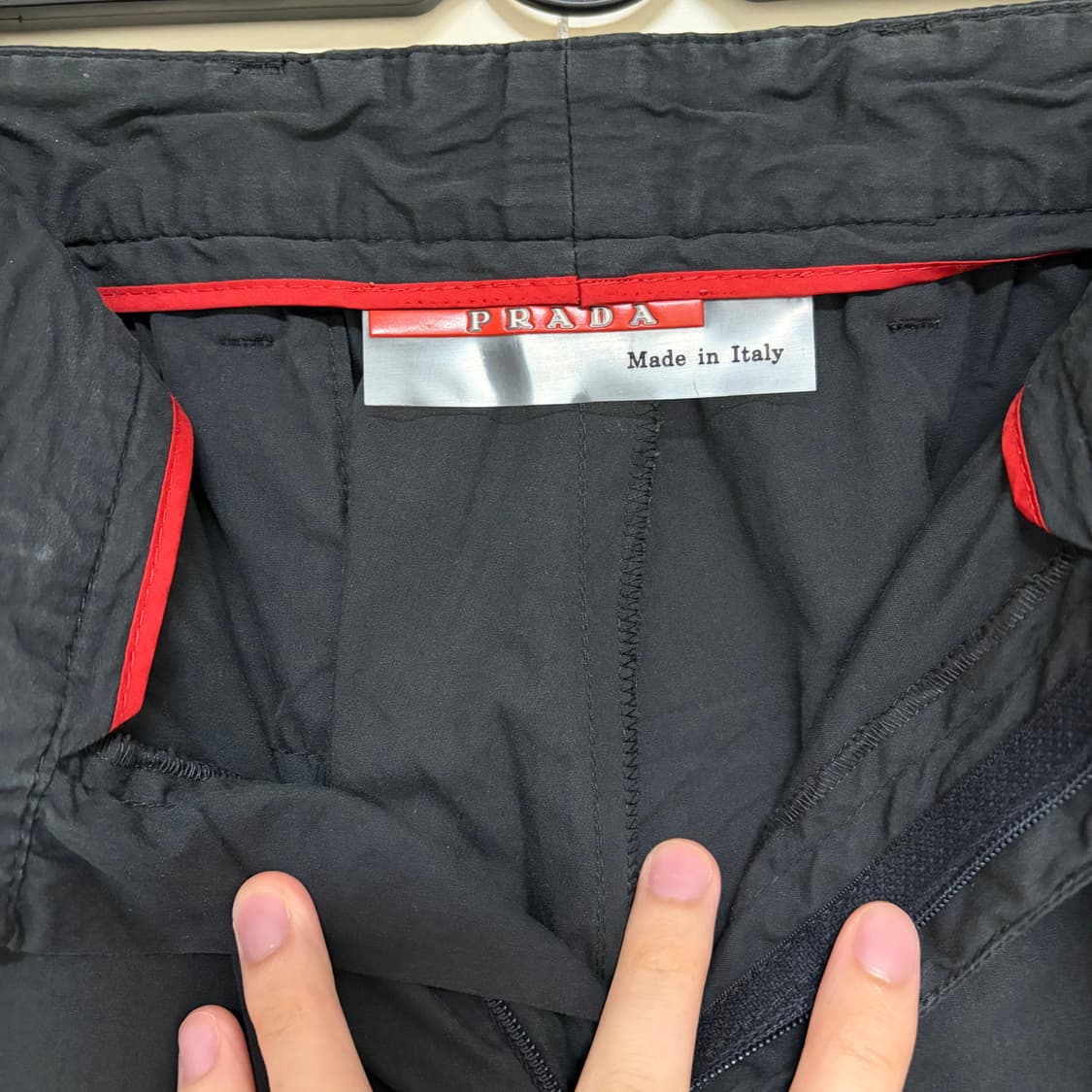 00s 프라다 스포츠 Prada Sports 리나일론 사이드 집업 팬츠 상품이미지6