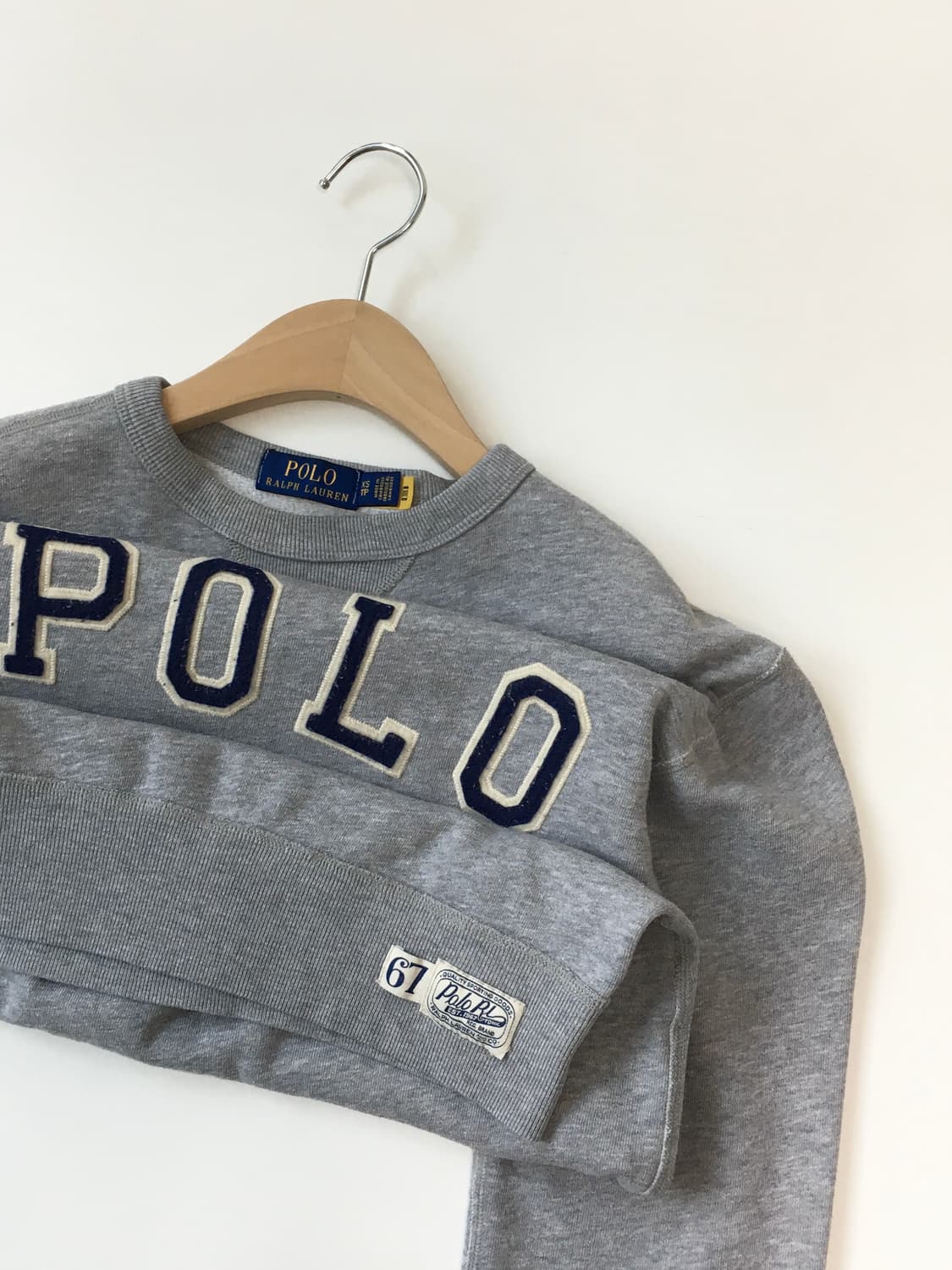 Polo 폴로 랄프로렌 그레이 빅로고 맨투맨 상품이미지4