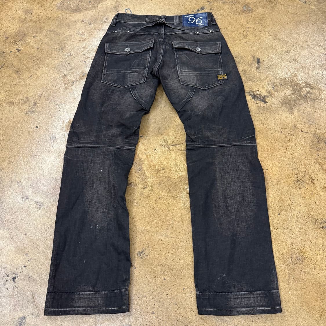 [정품] G-Star Raw 블랙 데님 청바지 b18 상품이미지3