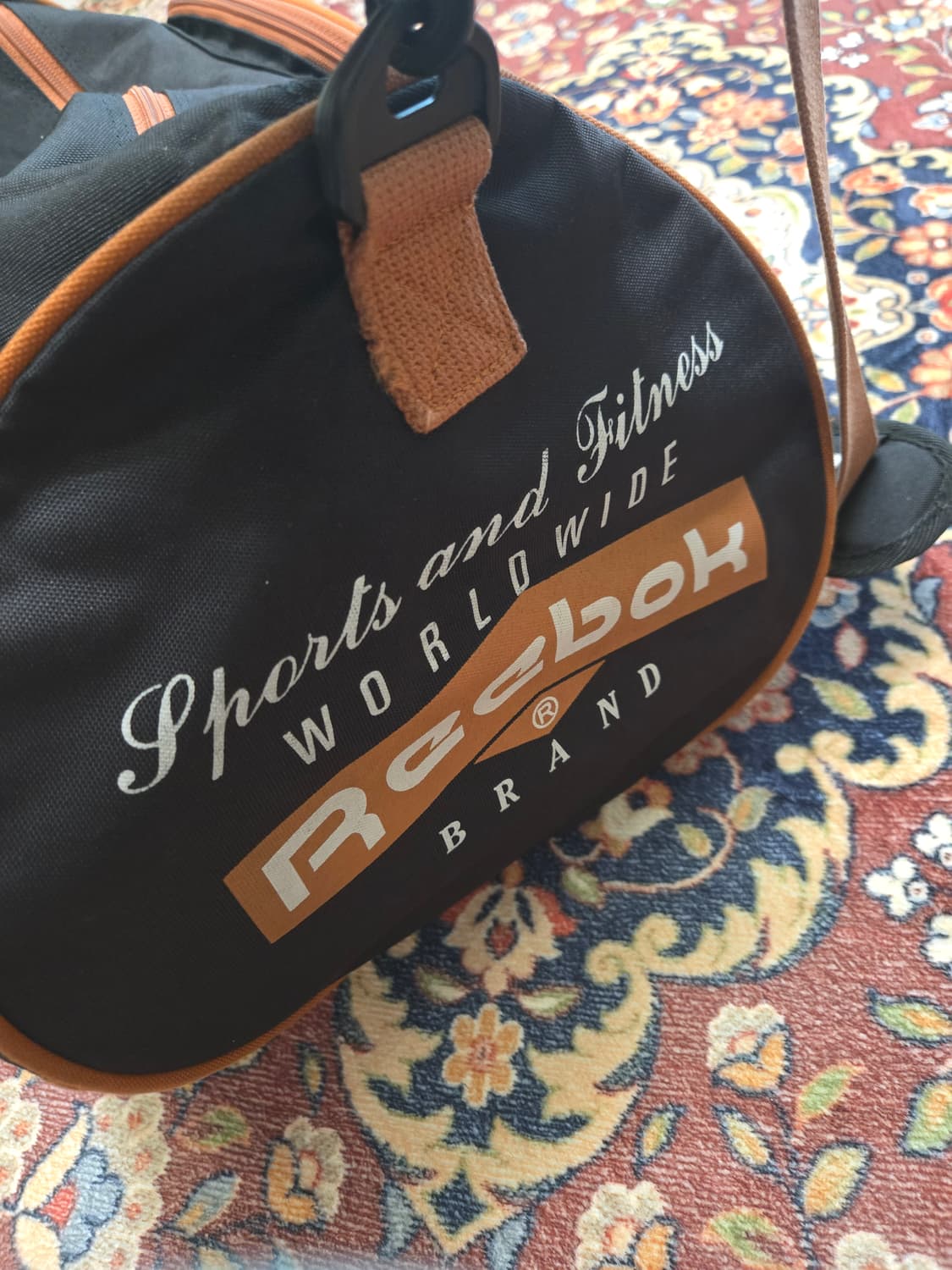 90s 빈티지 리복 REEBOK 로고 더플백 (더블 라인) 상품이미지7