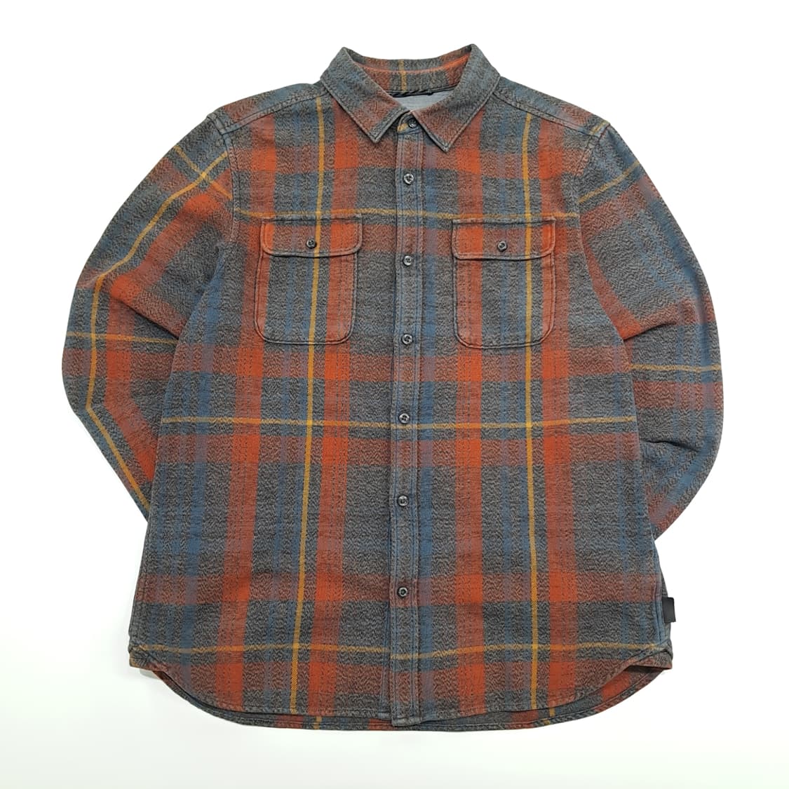 CN929 L 노스페이스 타탄체크 플란넬 긴팔 캠핑 셔츠 남방 상품이미지1