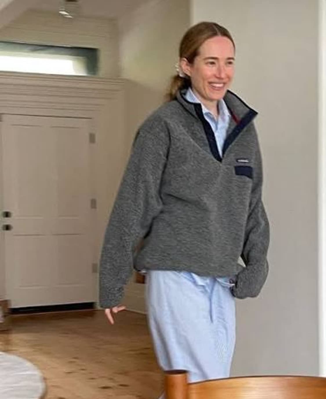 파타고니아 신칠라 스냅-T 플리스 풀오버 니켈 블루 S 상품이미지1