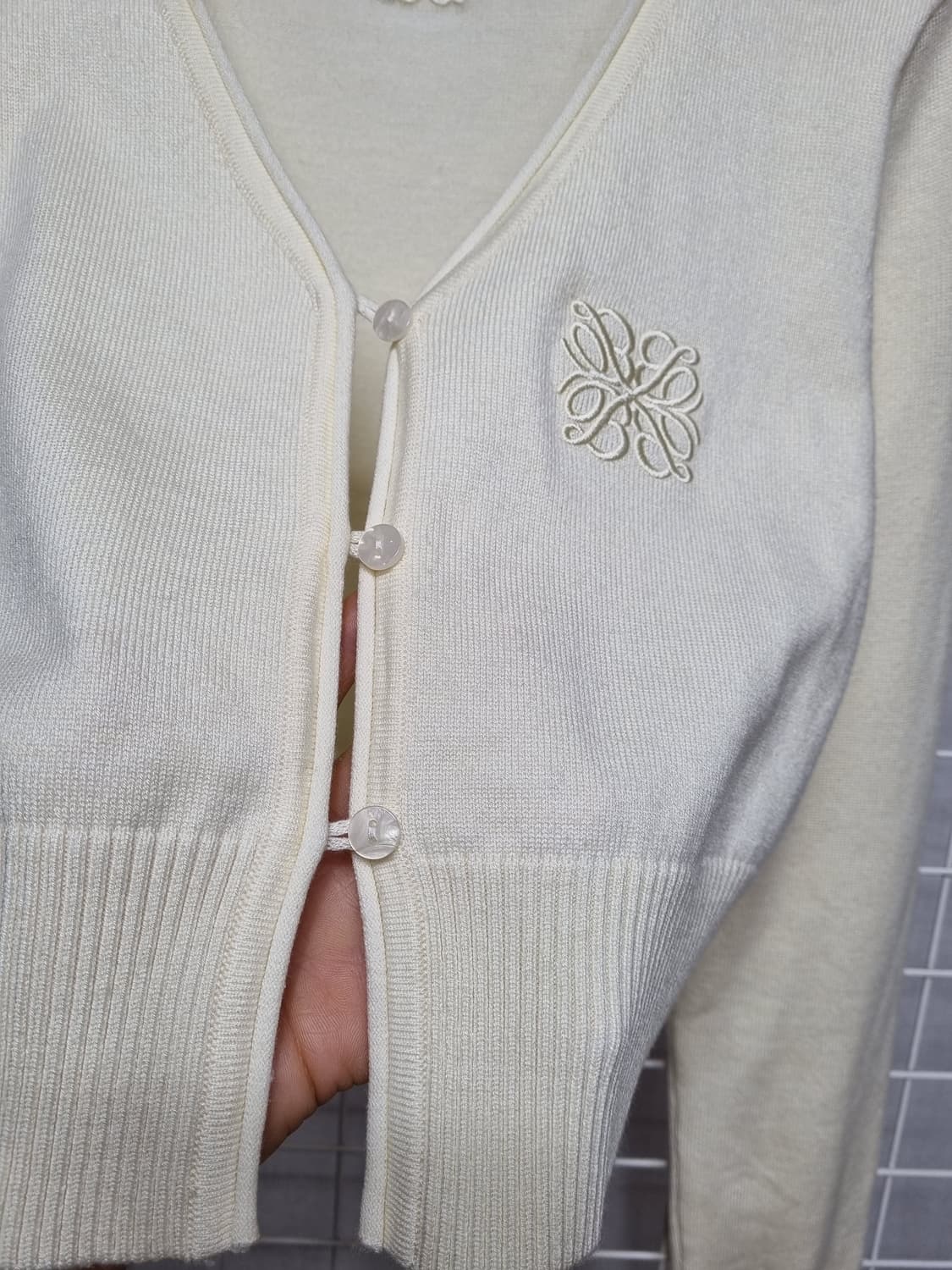 배드블러드 크롭 니트가디건 XS (봄) 상품이미지4