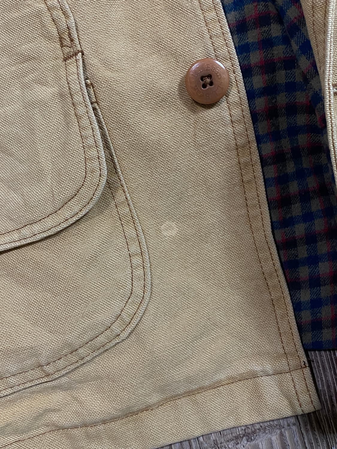 80s 엘엘빈 캔버스 라이너 헌팅 필드 초어자켓 브라운 M 상품이미지9