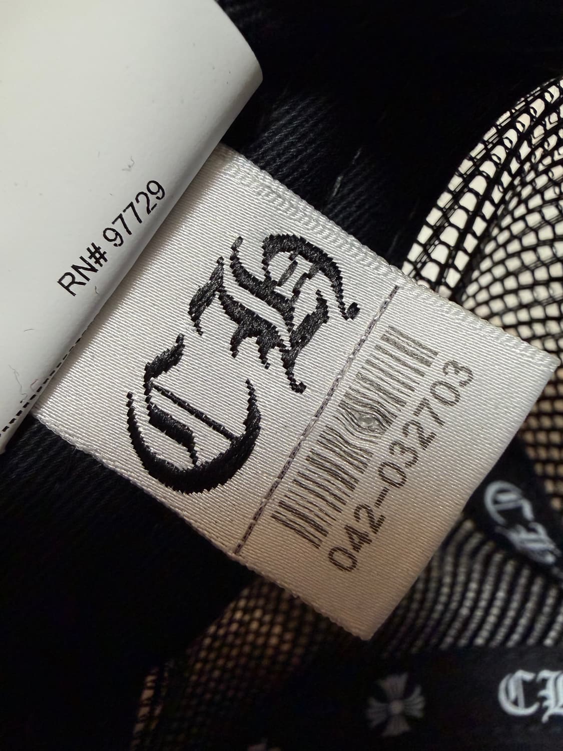 크롬하츠 트리플크로스 화이트 패치 트러커 새상품 상품이미지5