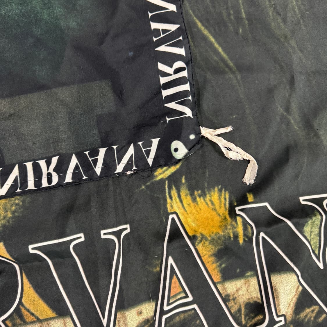 빈티지 90s Nivana 너바나 태피스트리 실크 포스터 상품이미지5