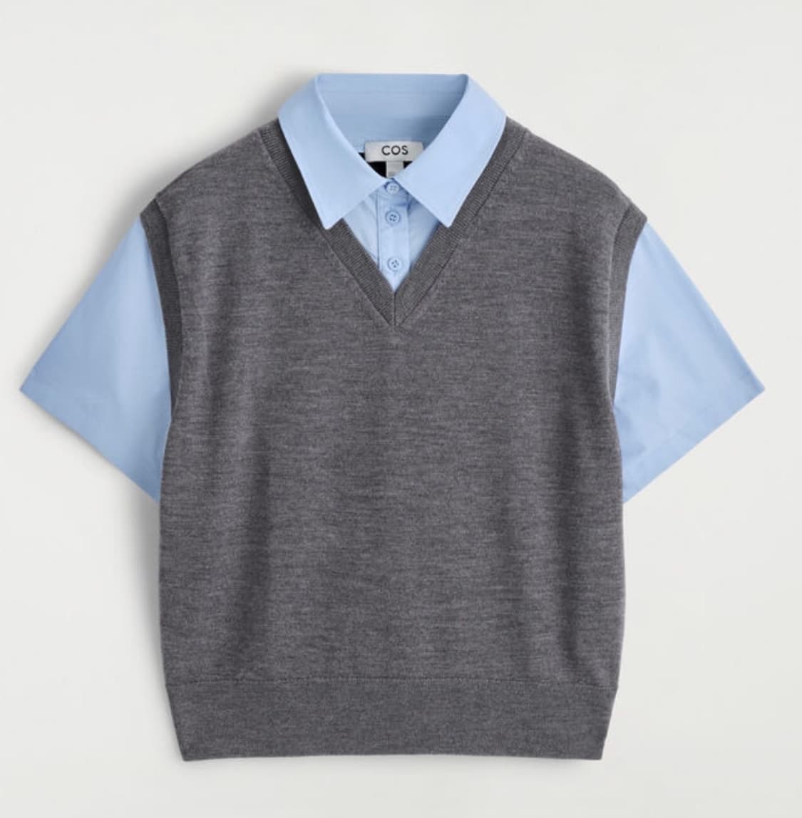 cos 코스 레이어드 셔츠베스트 상품이미지1