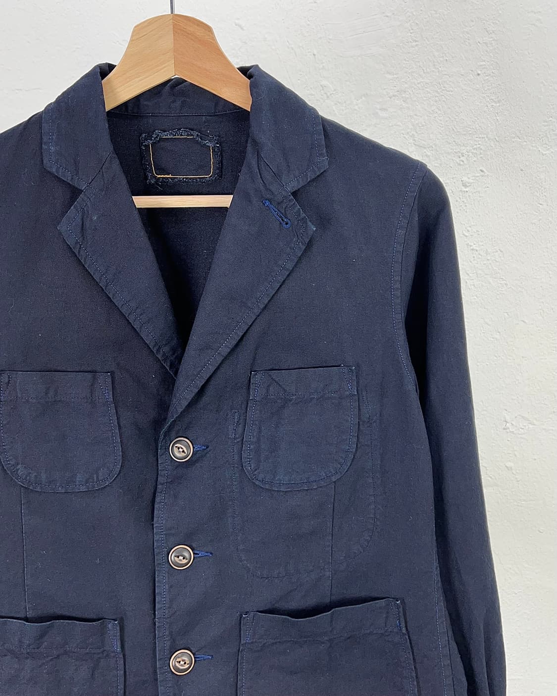 45 알피엠 딥 네이비 베이포드 3b 멀티 포켓 블레이저 자켓 상품이미지3