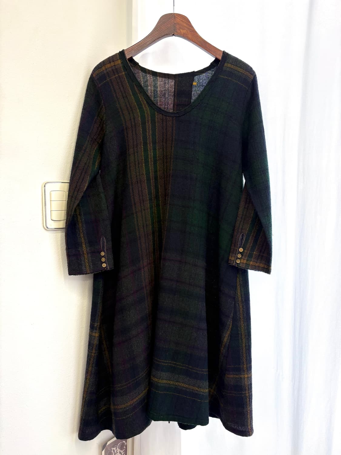 PAL'LAS PALACE 울 체크 페어리 원피스 JPN 상품이미지1