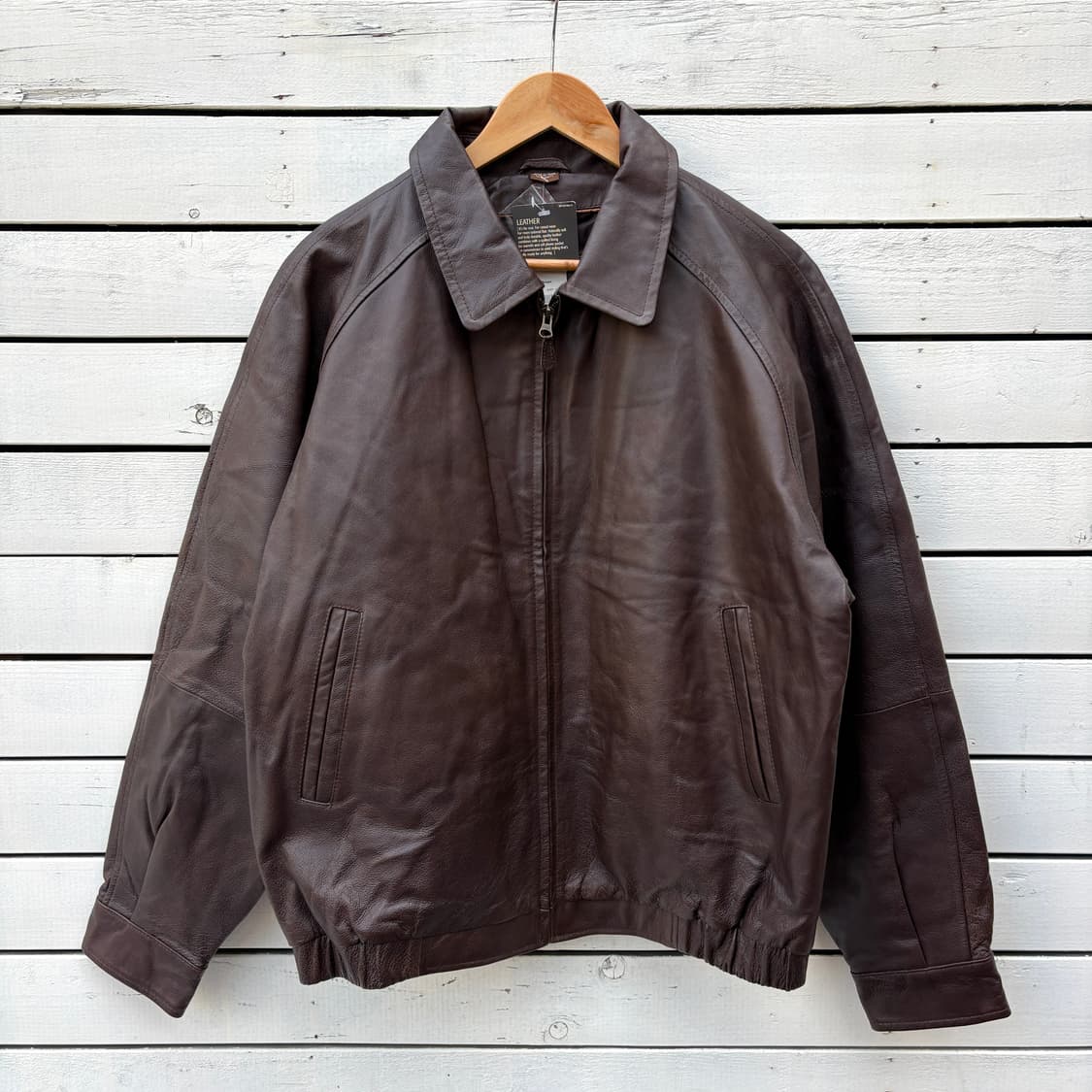 Vintage 빈티지 레더 가죽 자켓 (새상품) 상품이미지1