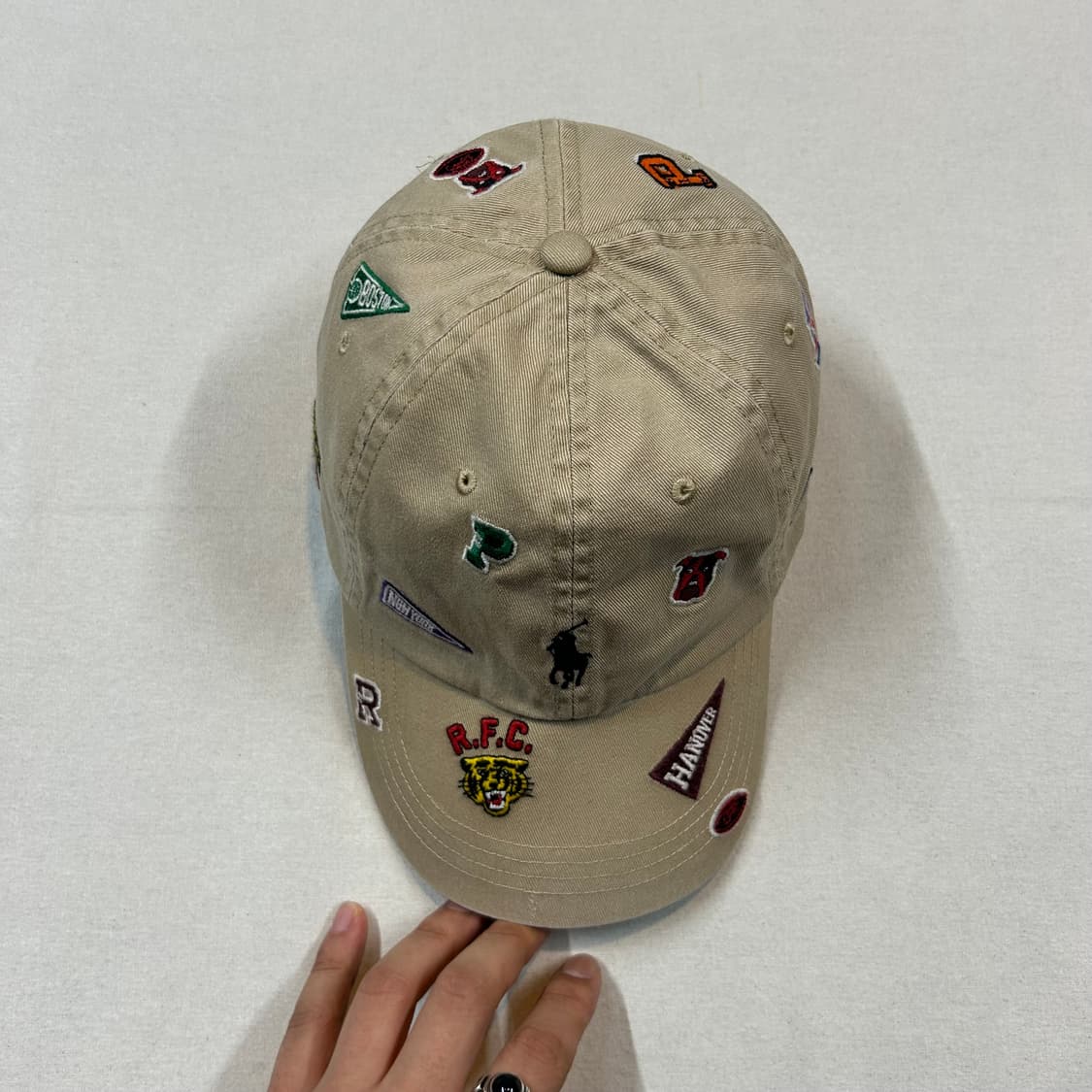 폴로 랄프로렌 멀티 패치 볼캡 모자 정품 상품이미지6