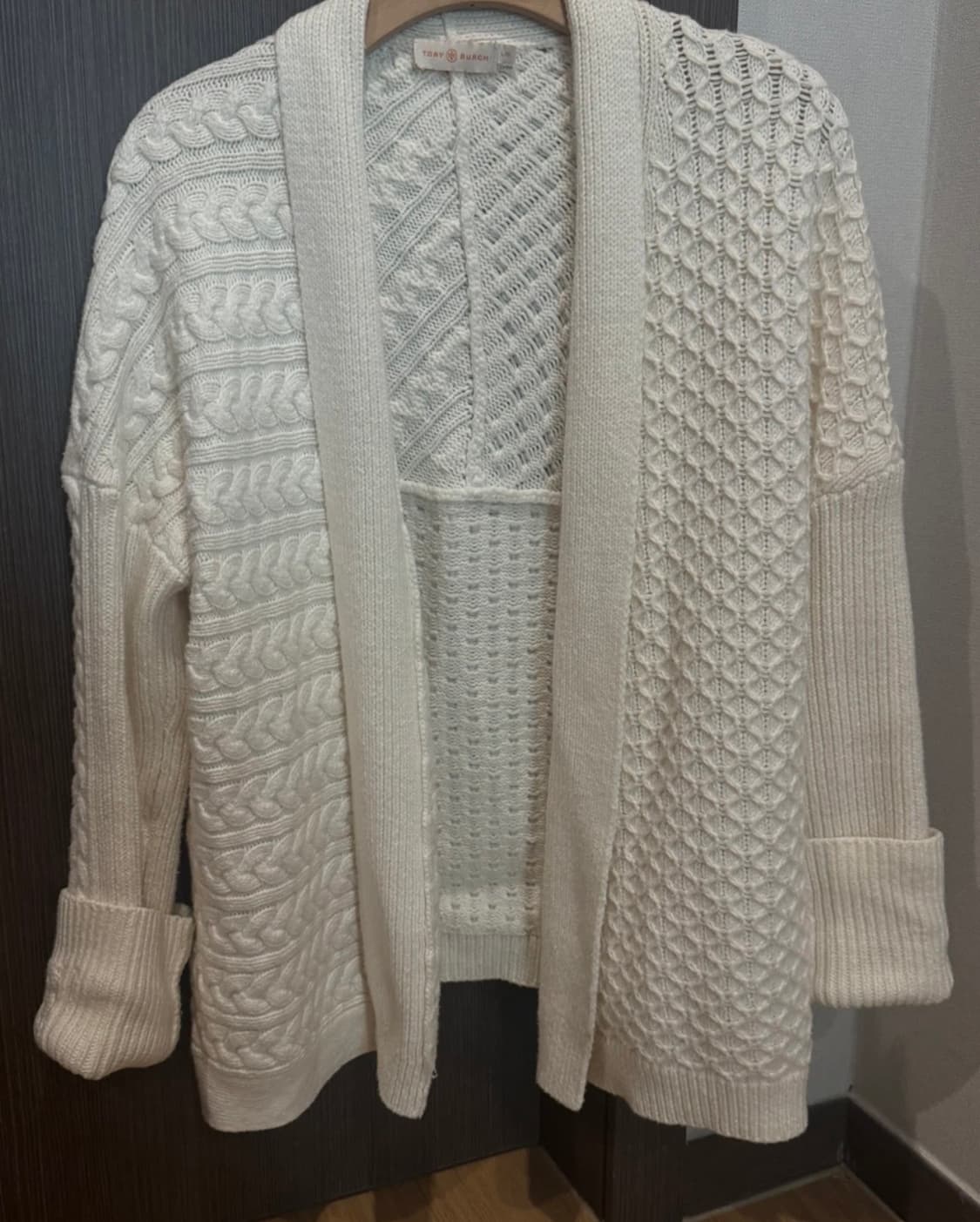 토리버치 오픈 프론트 울 가디건 상품이미지3