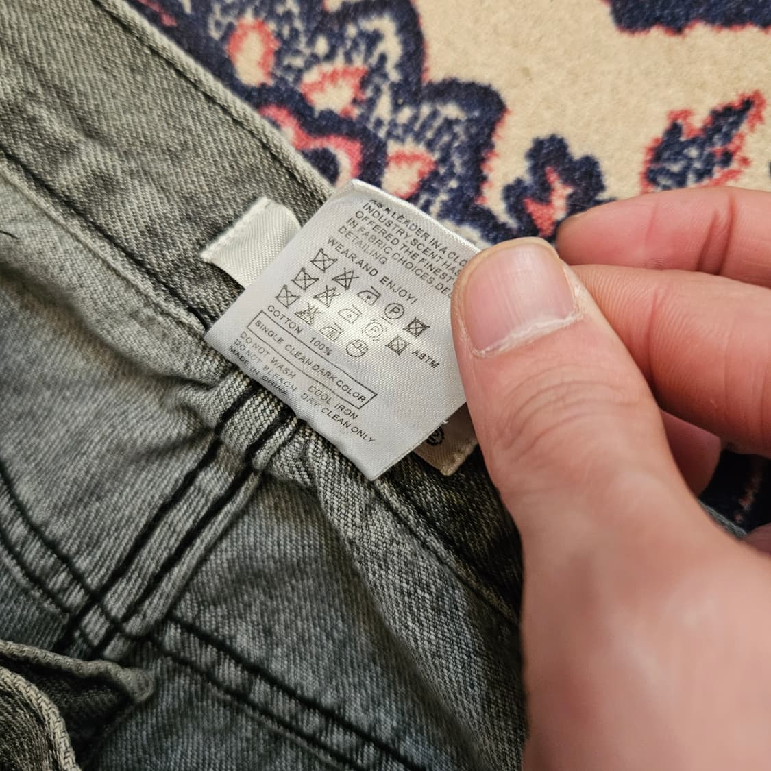 Scent 그레이 와이드 데님 팬츠 2size 상품이미지6