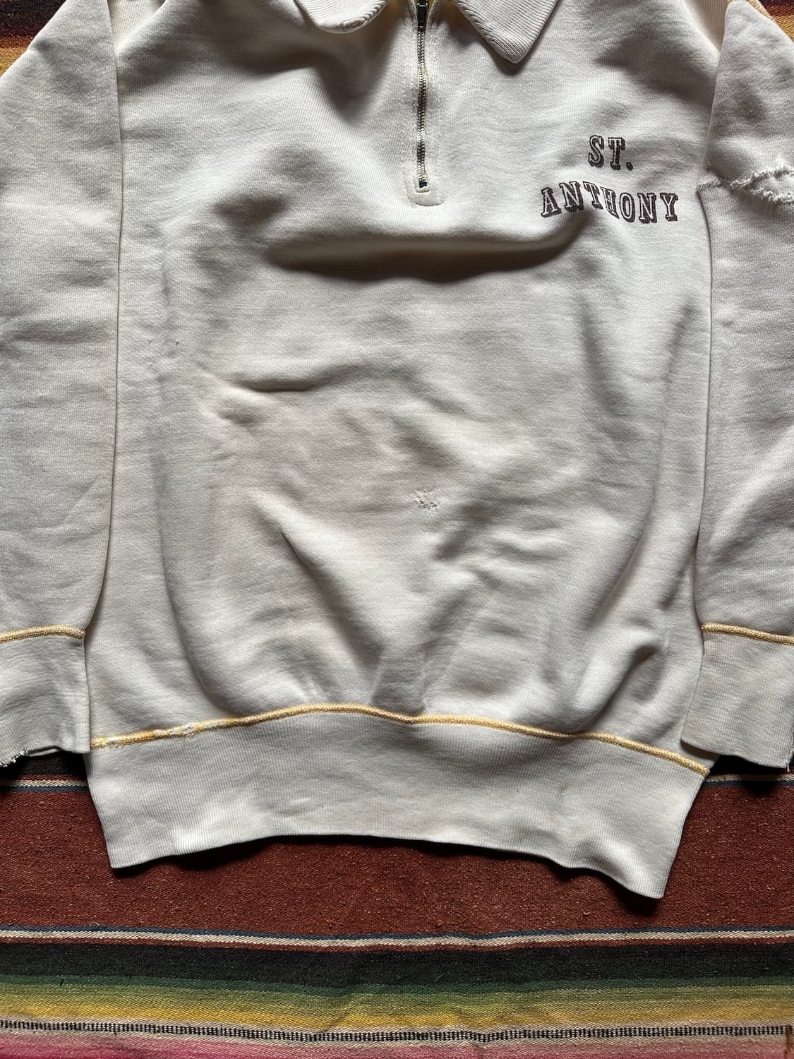 50s Russell Quarter Zip Up Sweat Shirt 상품이미지6