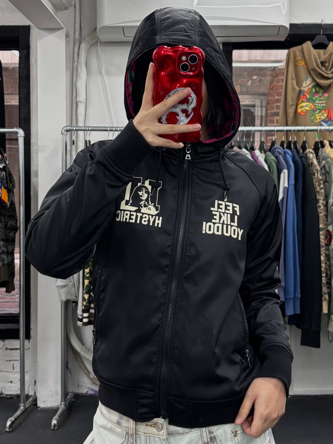 히스테릭 글래머 히스걸 나일론 자켓 상품이미지4