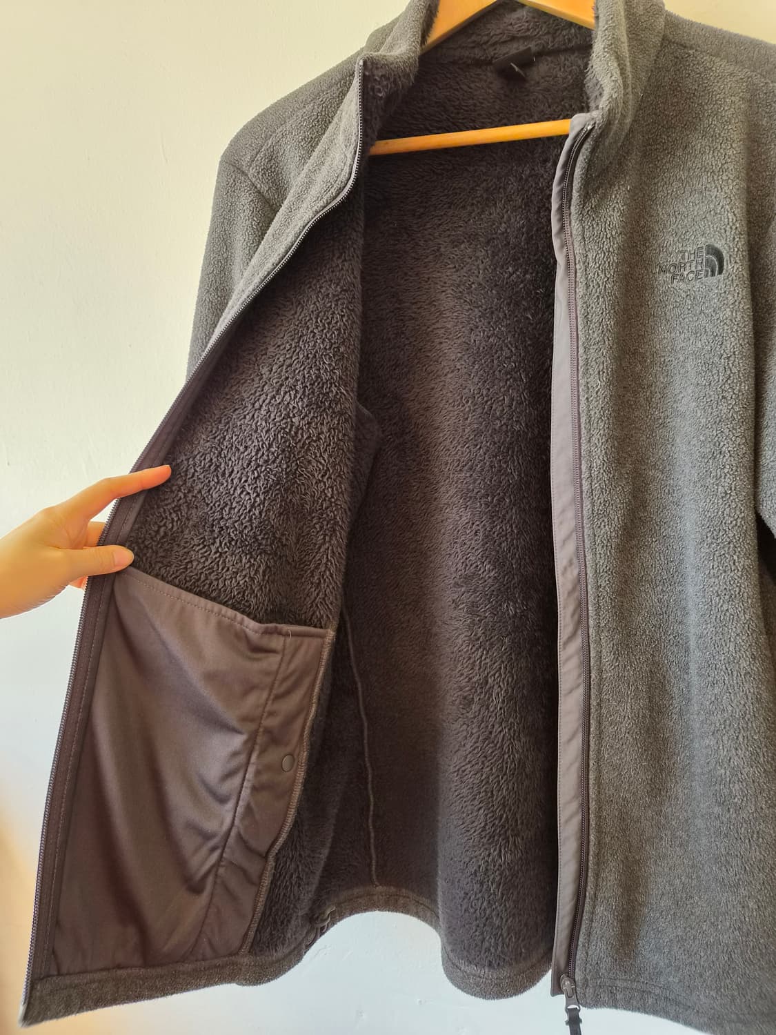 노스페이스 남성 챠콜후리스점퍼 L사이즈 상품이미지6