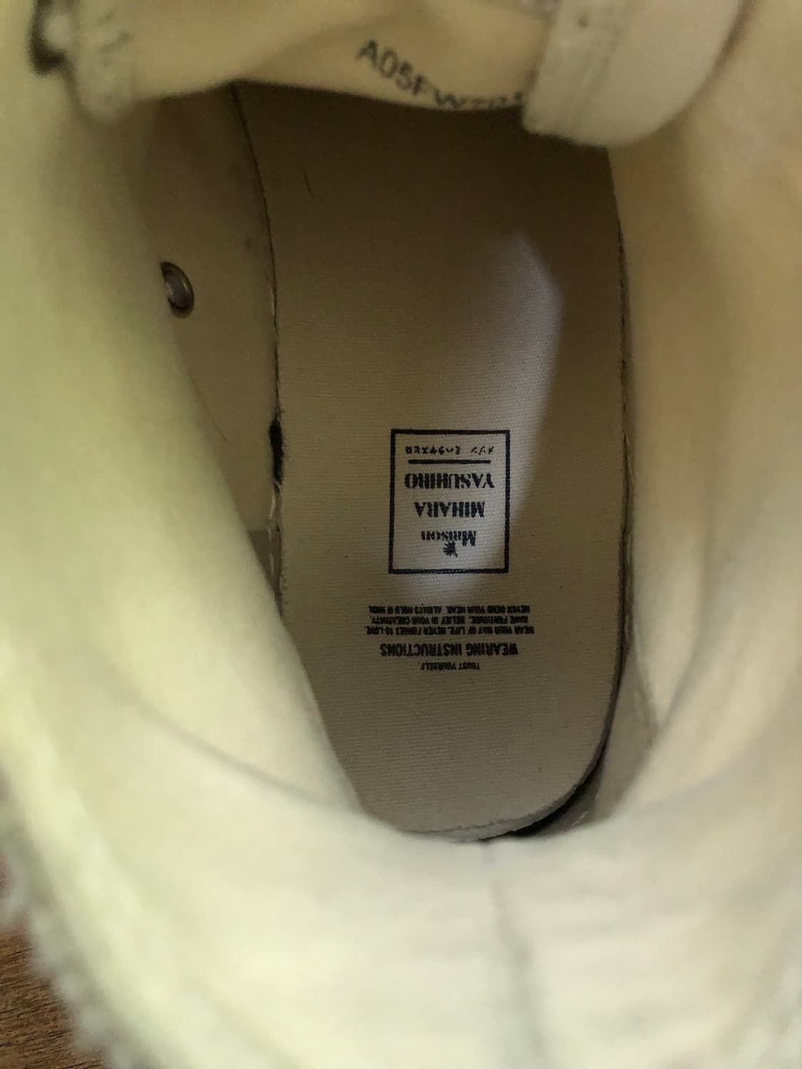 미하라 야스히로 행크 하이 44사이즈(280) 상품이미지4