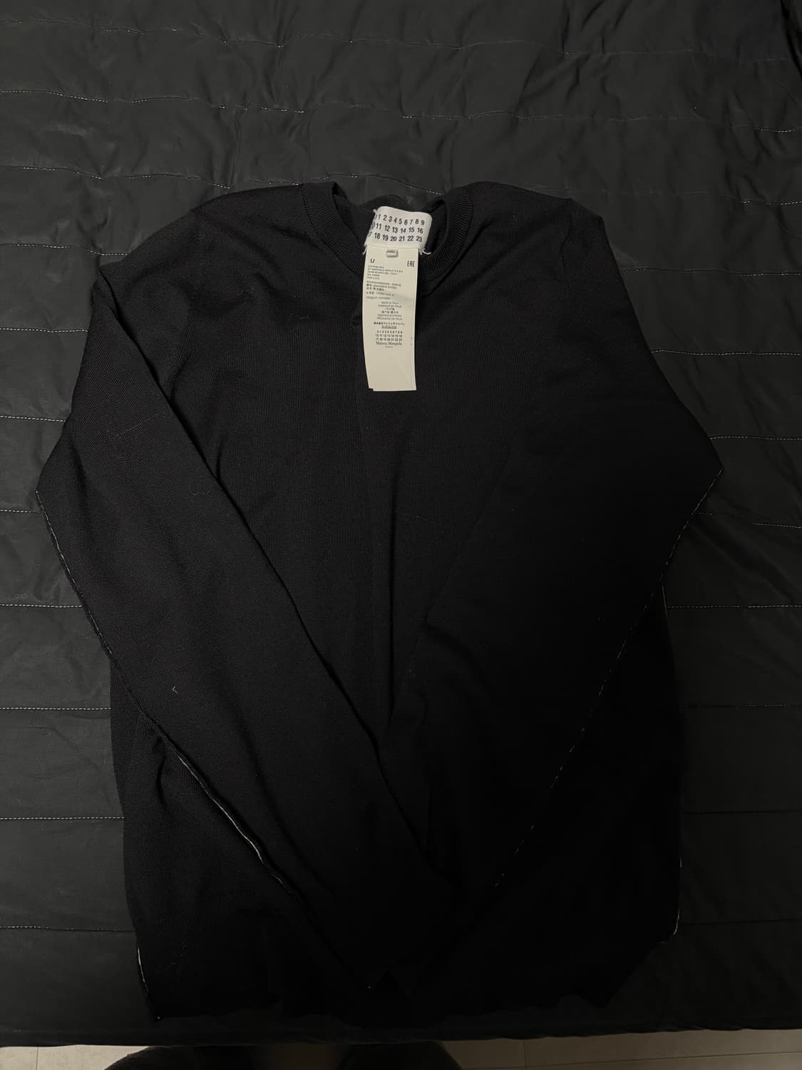 메종 마르지엘라 니트 블랙 스티치 상품이미지2