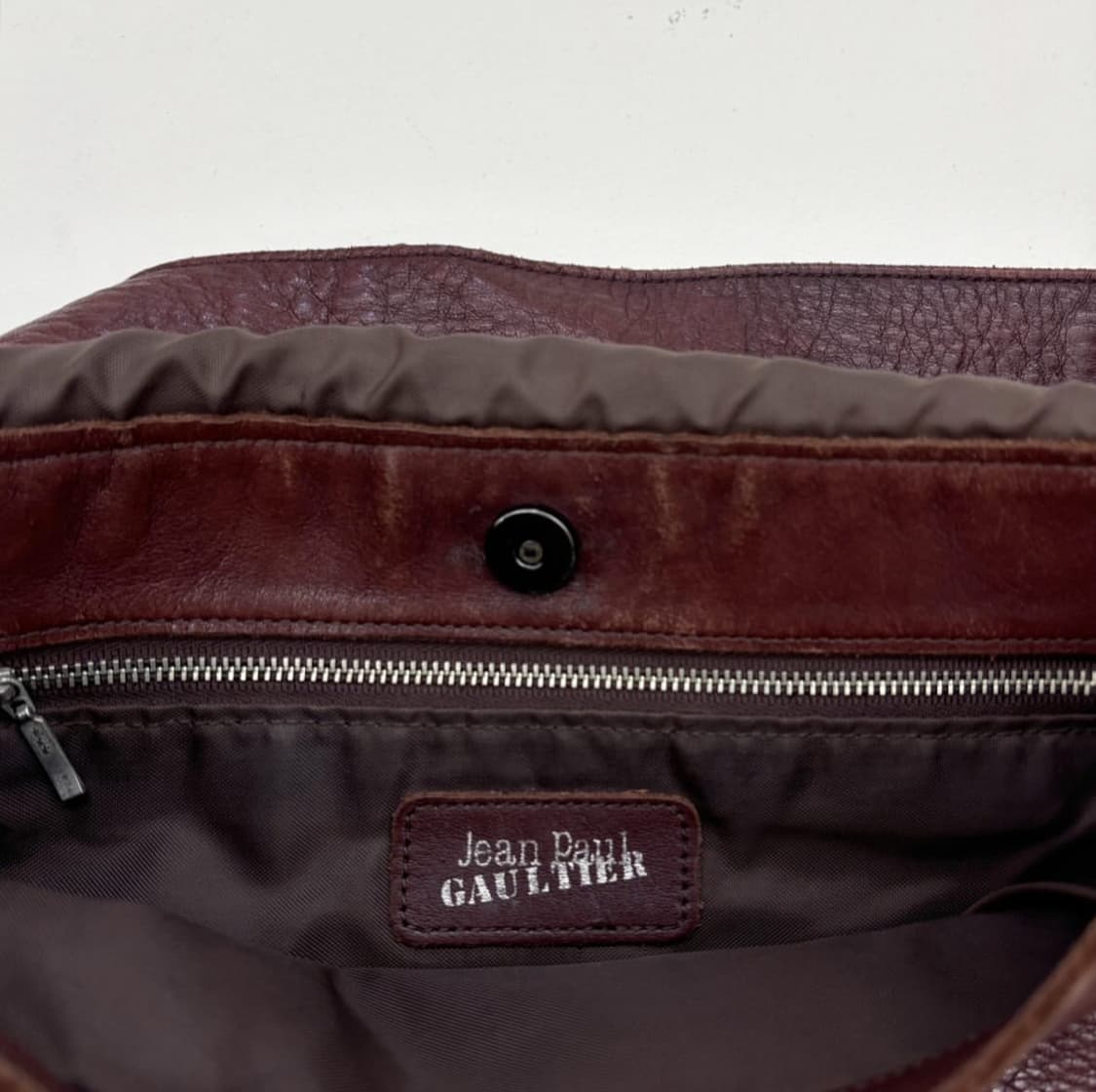 90s 장 폴 고티에 레더 크로스백 상품이미지4