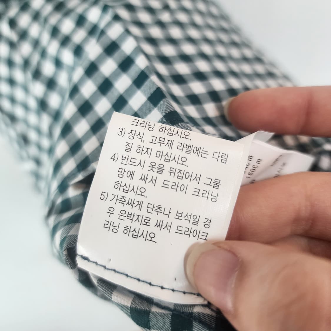 쥬크 체크 셔츠 원피스 상품이미지8