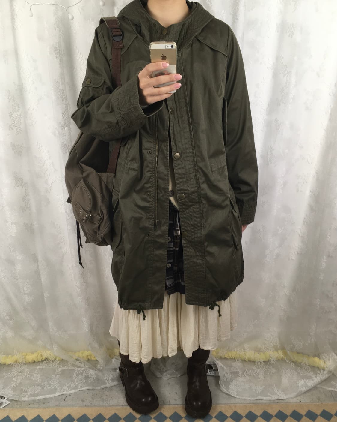 As Know As Khaki Hooded Field Jacket 상품이미지9