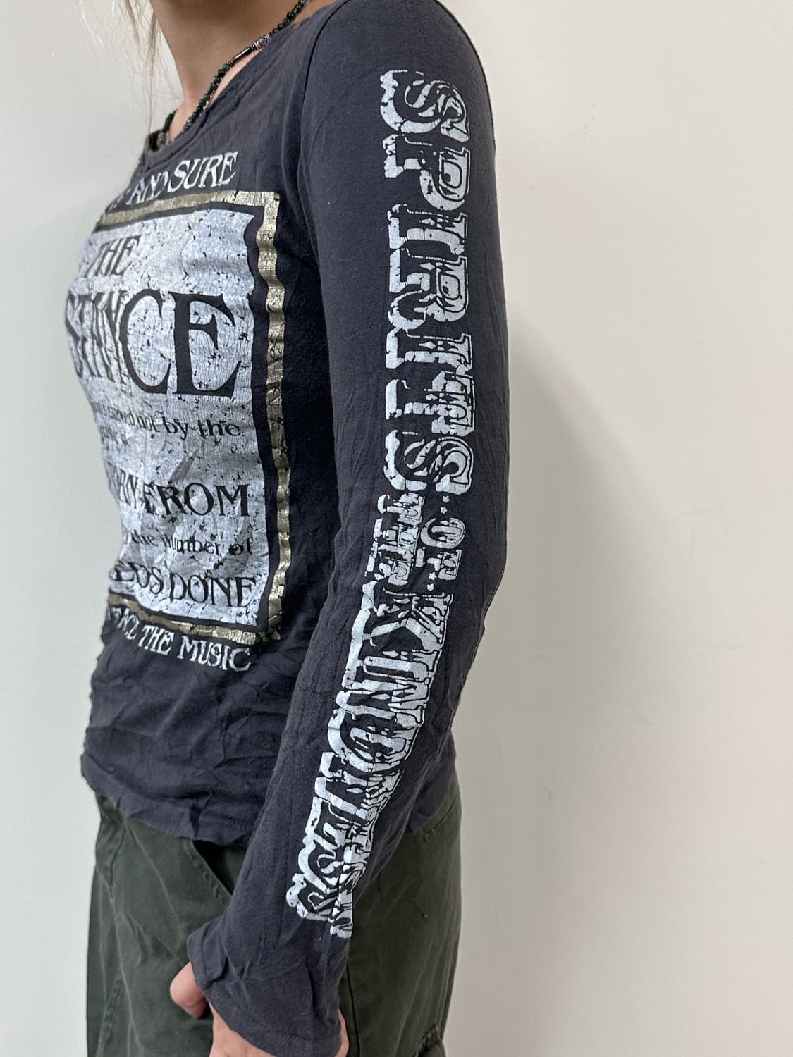 back skull long sleeve 상품이미지2