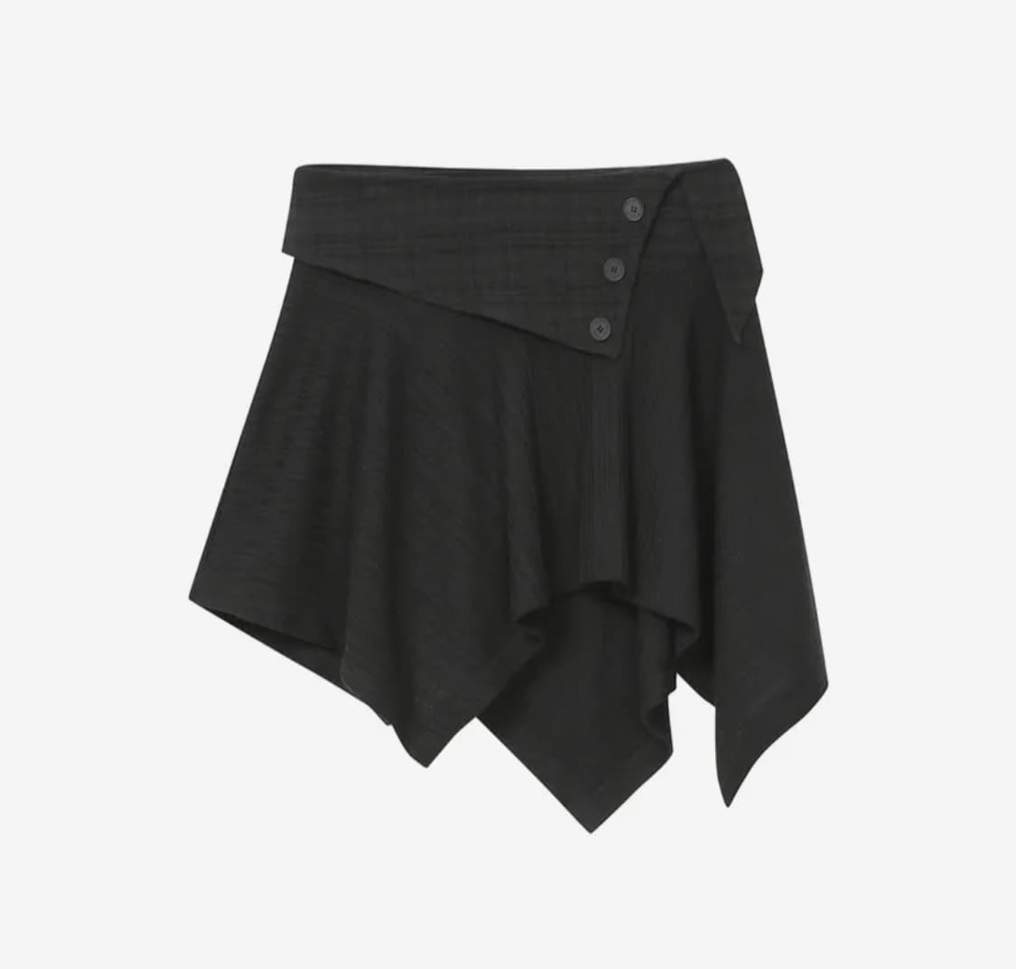 미세키서울 언발란스 미니 스커트 상품이미지3