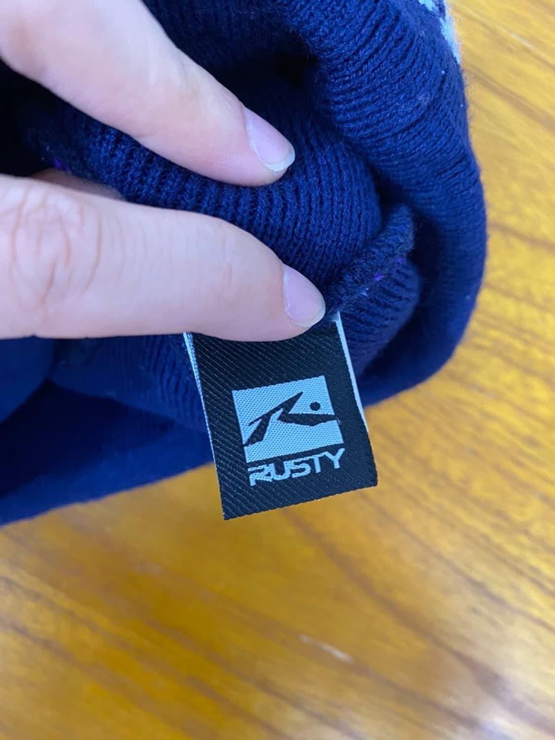 rusty 체크 비니 상품이미지2