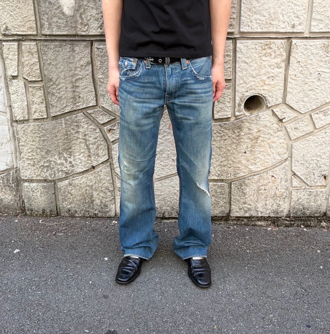 트루릴리전 조이(joey) 트위스티드 부츠컷 데님 진 상품이미지1