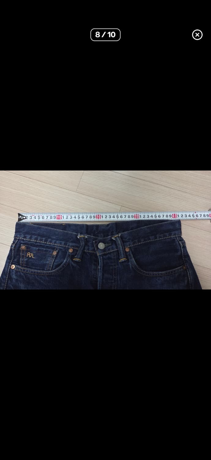 Rrl 스트레이트핏 데님 원워시 31-30 상품이미지7