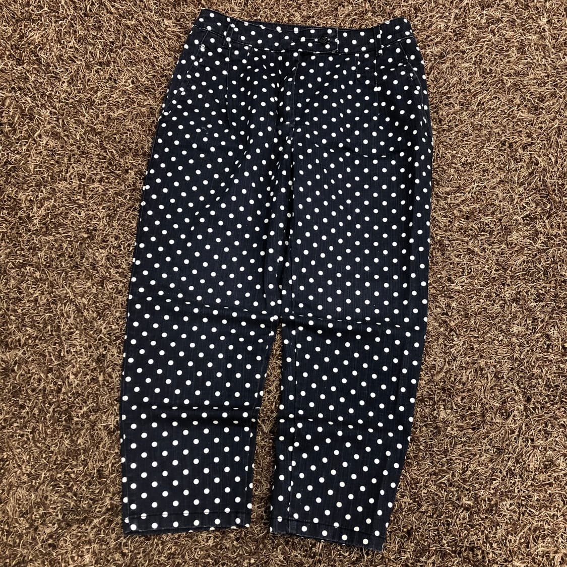 SJ와니 도트 데님 팬츠 상품이미지1