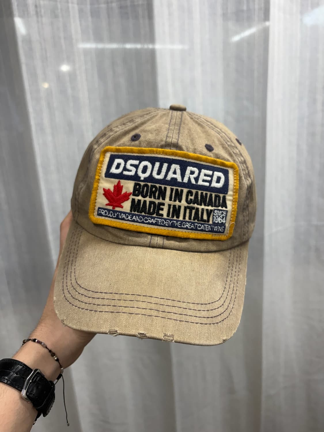 디스퀘어드 빈티지 패치 볼캡 모자 DSQUARED for USAonly  상품이미지1