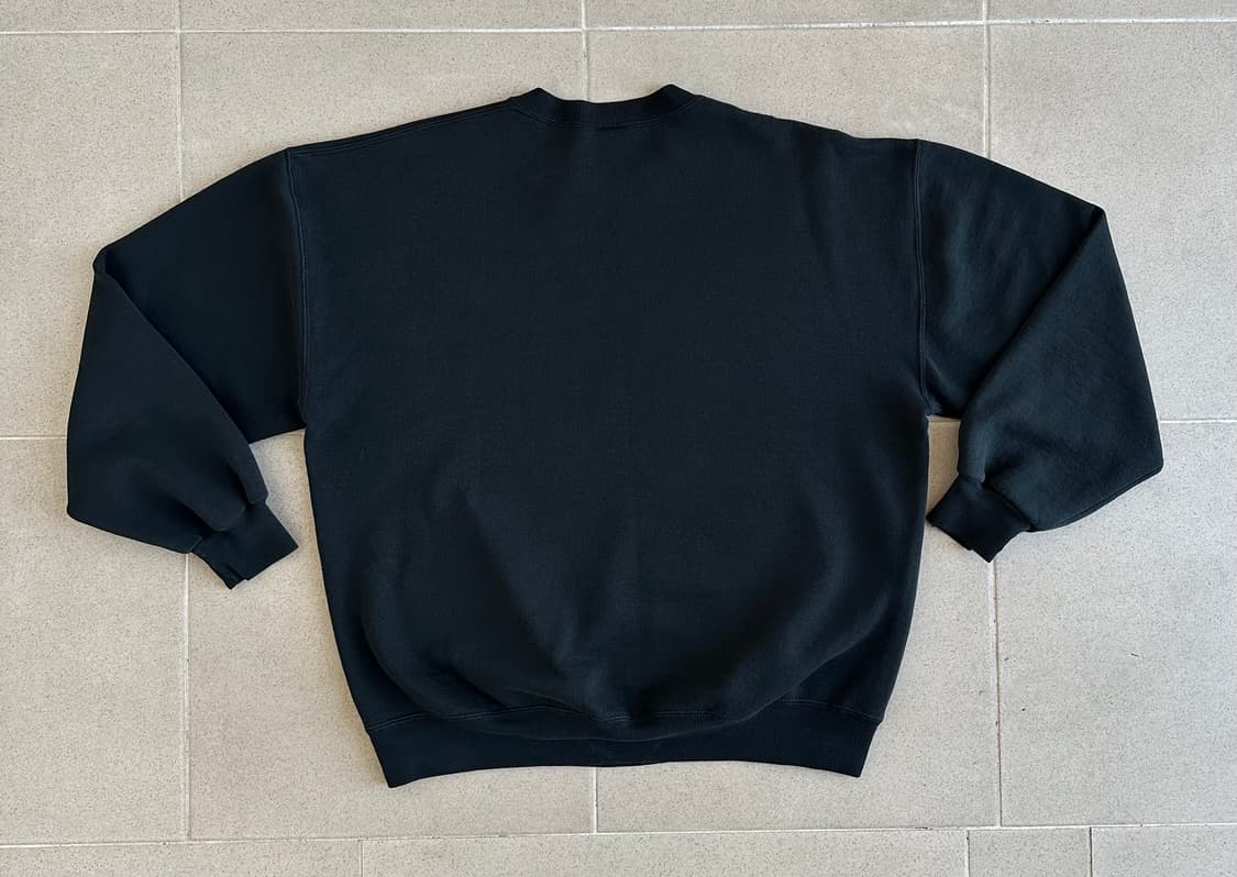 90s 빈티지 러셀 스웻셔츠 블랙 XL USA 상품이미지2