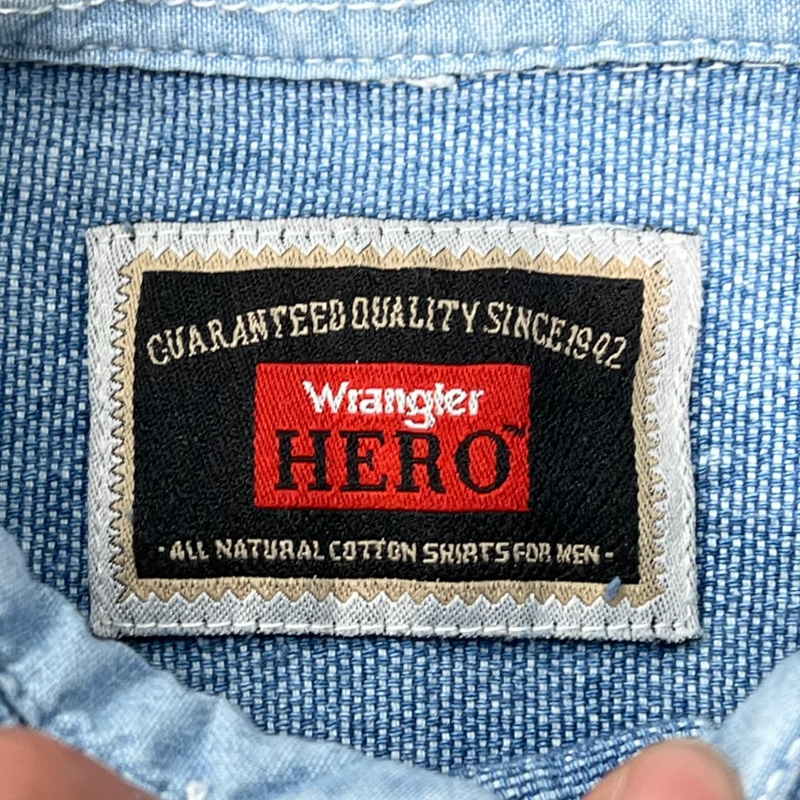 랭글러 워크 데님셔츠 s10504 상품이미지5