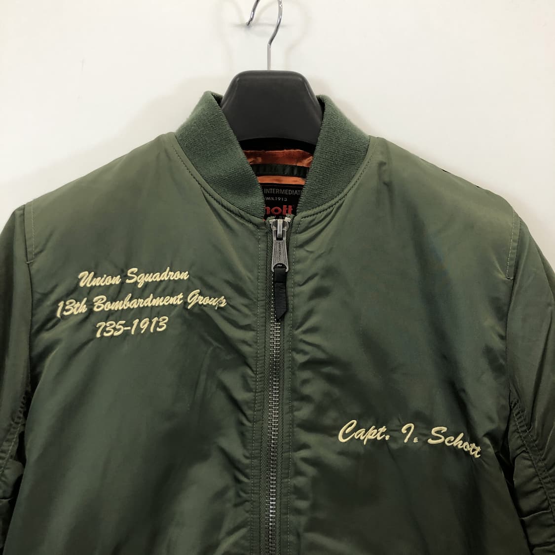 Schott 쇼트 NYC MA-1 플라이트 오리지널 항공점퍼 L 상품이미지2