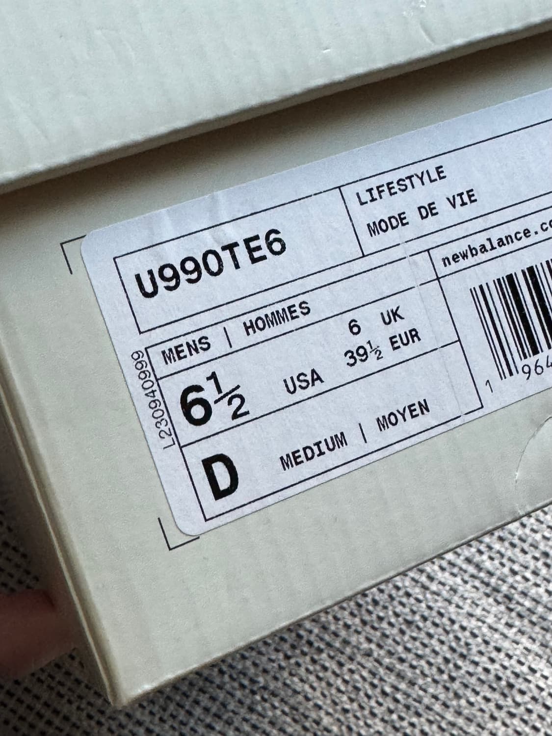 뉴발란스 990v6 made in usa 설퍼그린 상품이미지5