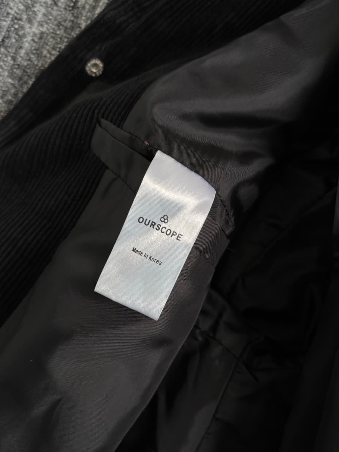 아워스코프 코듀로이 자켓 블랙 1사이즈 상품이미지8