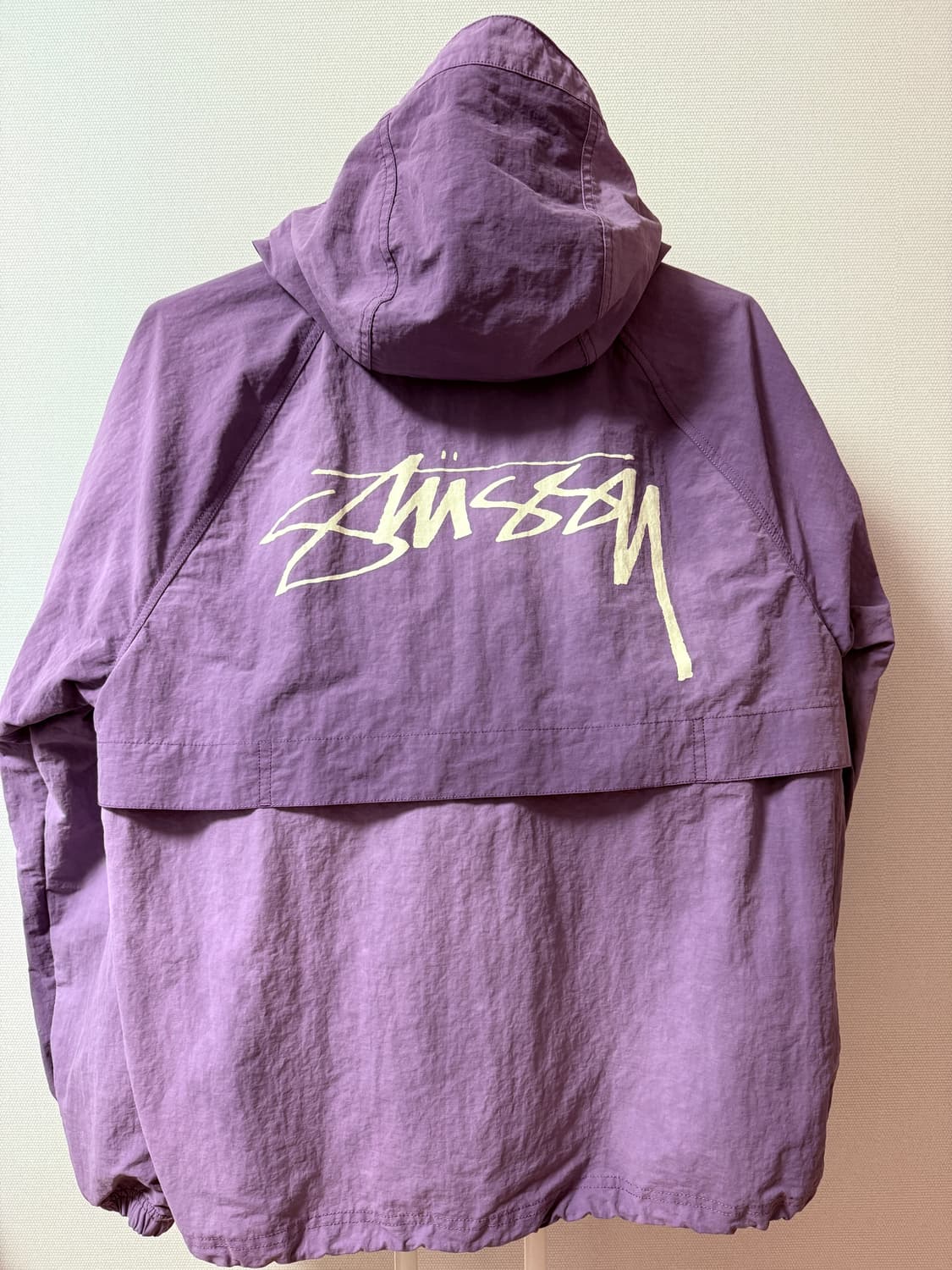 스투시 웨이브 다이 비치 쉘 자켓 그레이프 상품이미지2