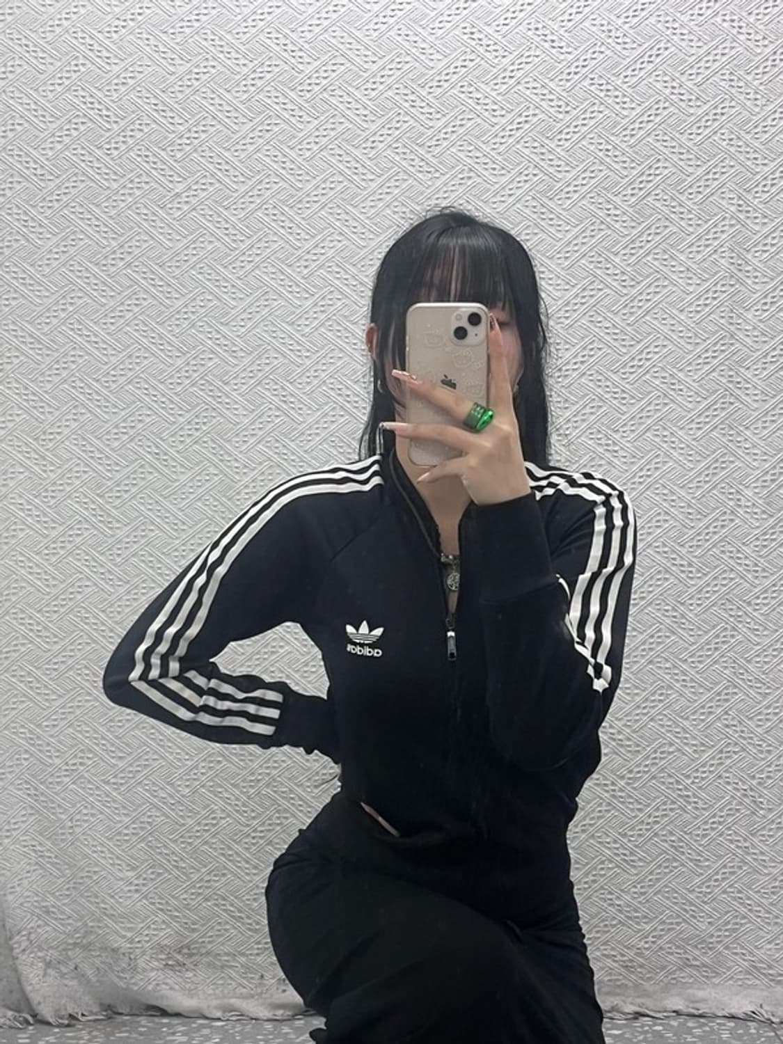 아디다스 올드스쿨 유로파 흑탭 슬림핏 져지 집업 XS C08246 상품이미지1