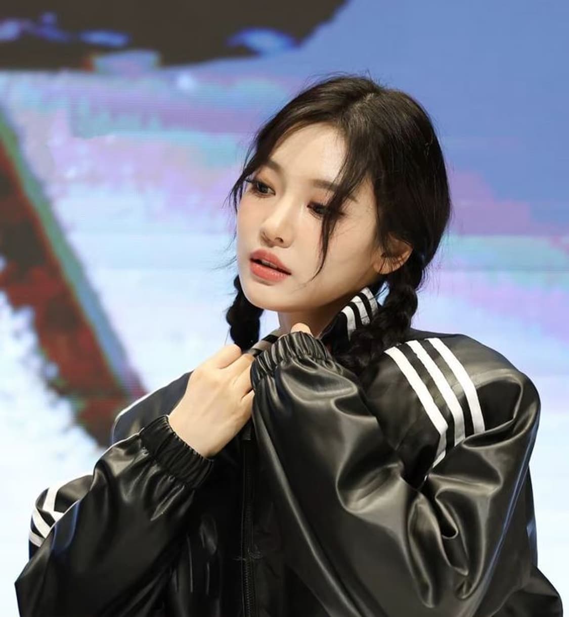 [새제품S, L] 아디다스 아딜레늄 시즌2 바이커 하이넥 자켓 블랙 상품이미지3