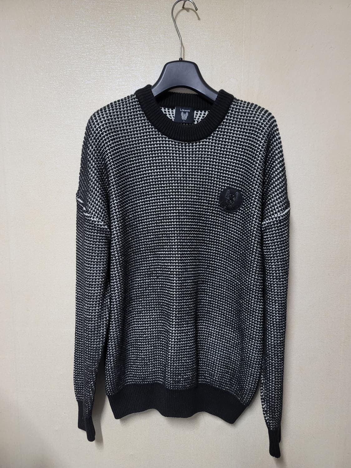 라이프워크 믹스 크루넥 니트 상품이미지1