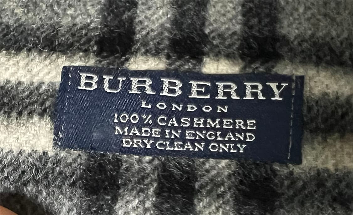 버버리 캐시미어 롱 목도리 머플러 체크 시크니쳐 캐주얼 잉글랜드  상품이미지3